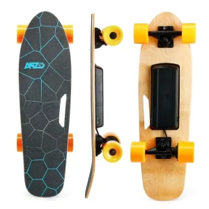 Electric Skateboard with Remote Control, 350W, Max 10 MPH, 7 Layers Maple Skateboard, Load Up To 100kg for Adult, Teens and Kids