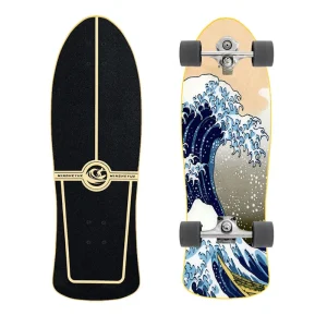 32'' Land Surf Skate Board Pumping Sliding Skateboard S5 Truck Maple Skating Surfskate Scooter For Beginner